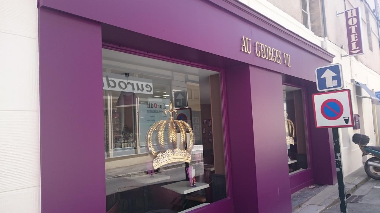 Au Georges VII Hotel Bayeux Bagian luar foto